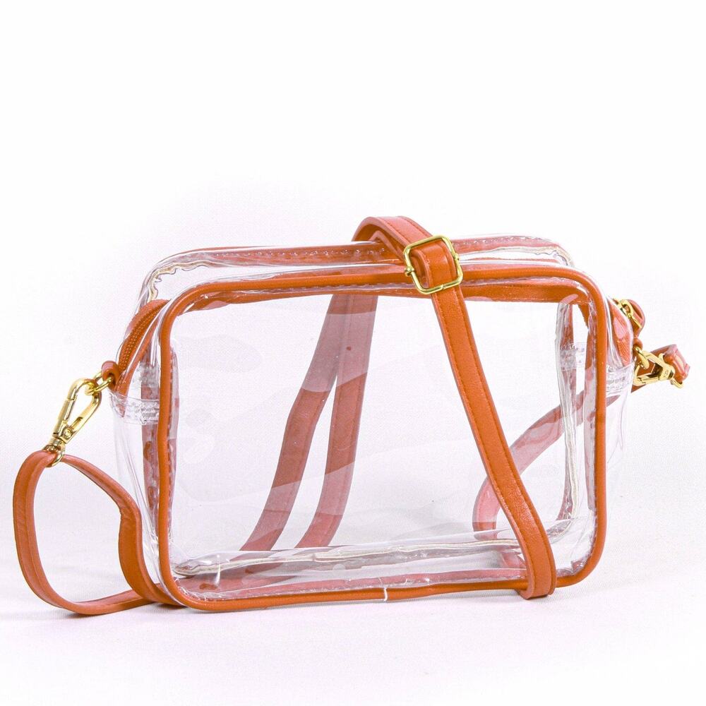 Bridget Clear Purse – Texas Patterned Straps | Dual Strap Set - Picture 2 of 6